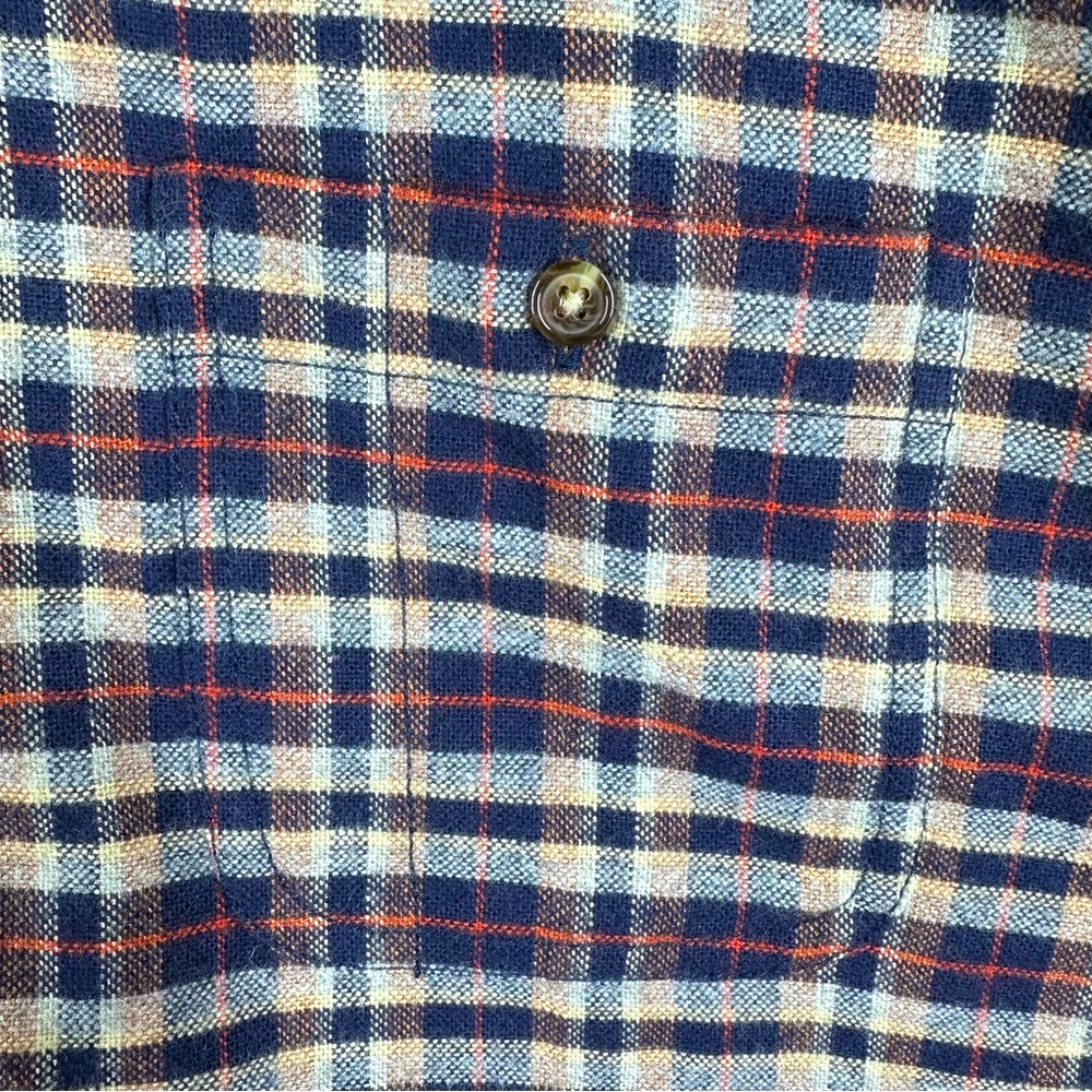 J. Crew Wool Blend Long Sleeve Button Down Shirt with Elbow Patch Large EUC - Picture 3 of 7